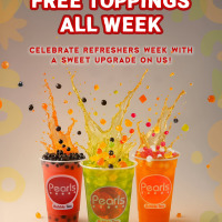 Freshers Week just got sweeter!

The next 2 weeks only: get 1 free topping of your choice with any drink. Whether you’re team jelly, or popping pearls – the choice is yours! Because bubble tea hits different when it’s on the house. 🧋

📍 Pearls Bubble Tea
📅 Freshers Week – all week long

#PearlsBubbleTea #FreshersWeek #BobaTime #uni #unilife #student #offer
#brighton #Sussex #SussexUni #falmer