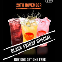 🚨 STOP THE SCROLL—BLACK FRIDAY IS FINALLY HERE! 🚨 

Today ONLY: BUY 1 GET 1 FREE on ALL Fruit Teas & Lemonades🍓🍋🎉 

You’ve waited, we've counted down, and now it’s time to grab your buddy and sip on this epic deal! 

Don’t wait—this deal’s gone after today. Who are you sharing yours with? Let us know below! 🧋👇 

#BlackFridayBubbles #BOGODelight #TeaForTwo #PearlsBubbleTea